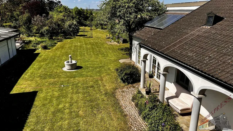 Gartenfernblick Balkon OG