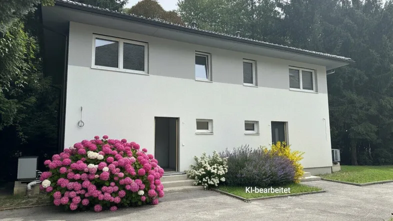 Doppelhaushälfte KI generiert