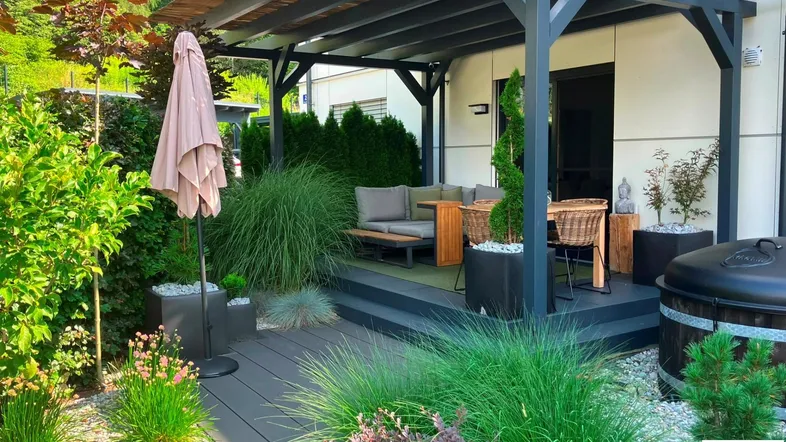 Terrasse mit Hot-Tub