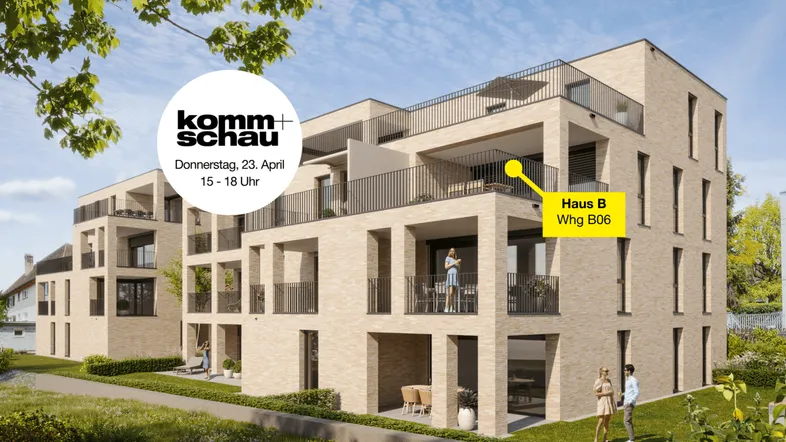 3-Zimmer-Terrassenwohnung in Stadtnähe | B06