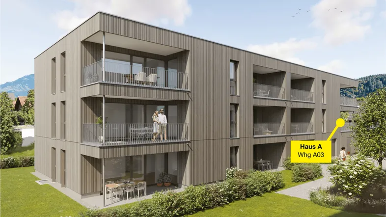 3-Zimmerwohnung mit Terrasse | A03