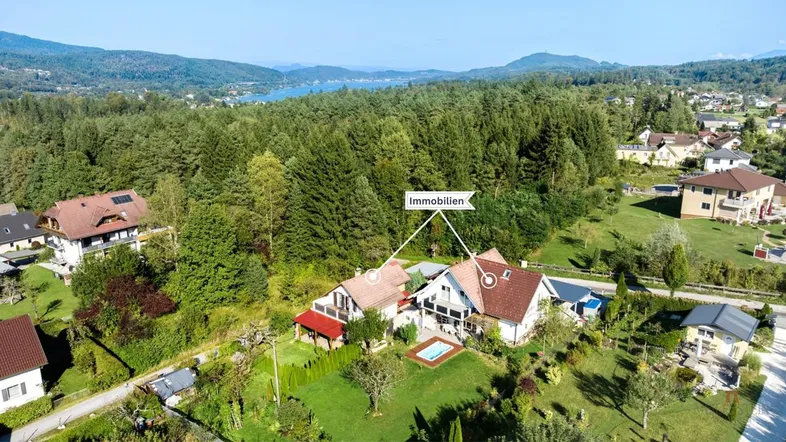 Zwei Häuser – doppelte Möglichkeiten: Wohnen, Genießen &amp; Rendite in Velden am Wörthersee