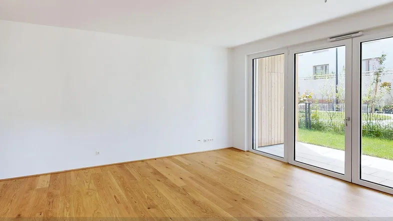 Erstbezug : Neubau : 3-Zimmer-Wohnung : Loggia : Garten