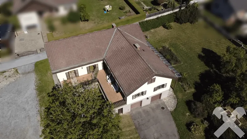 Drohnenaufnahme Sicht von oben