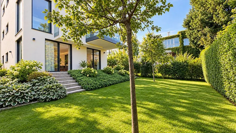 rückwärtiger Garten