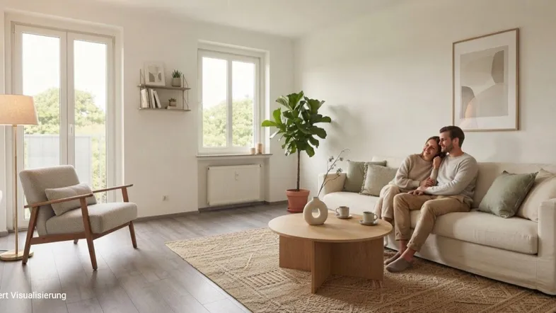 Wohnraum KI generiert