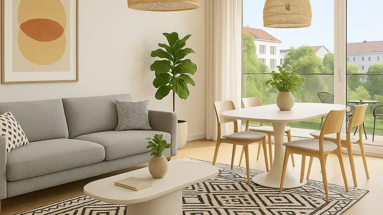 Einrichtungsbeispiel - Wohnzimmer