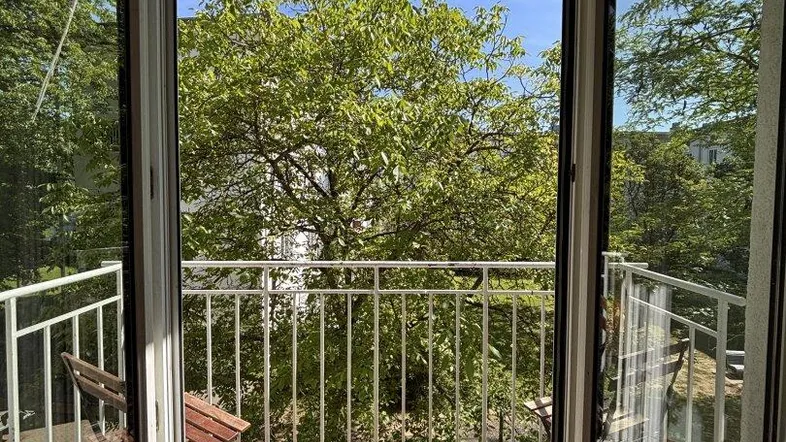 Balkon mit Aussicht