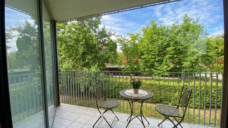 KI generiert Balkon