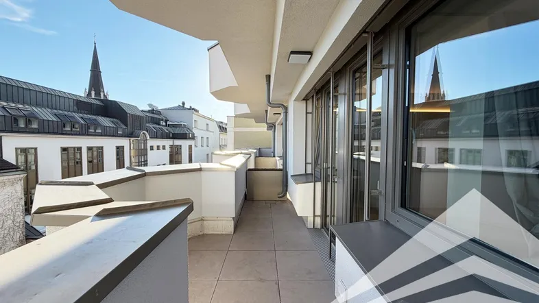 südseitiger Balkon