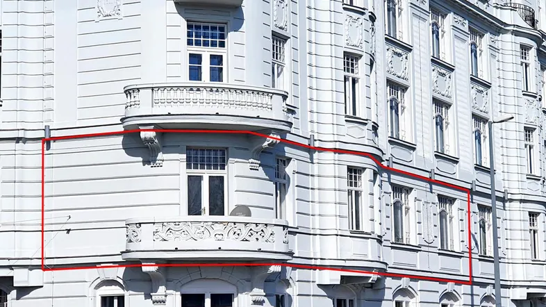 Lage der Bürofläche im Gebäude