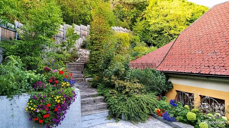 Ansicht vom Garten