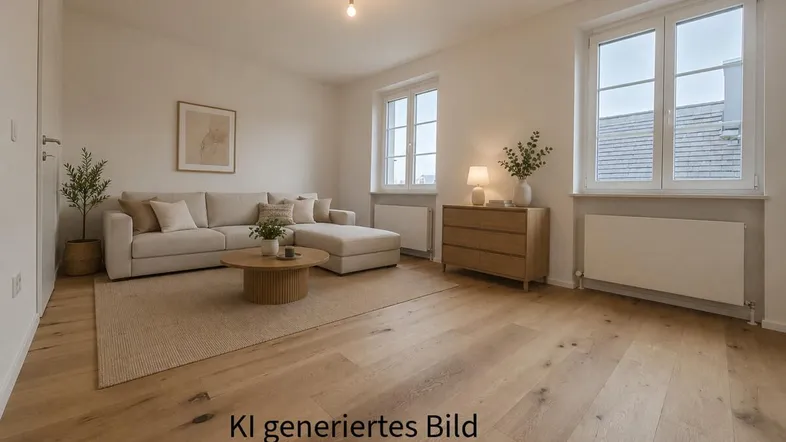 KI generiertes Bild - Wohnzimmer