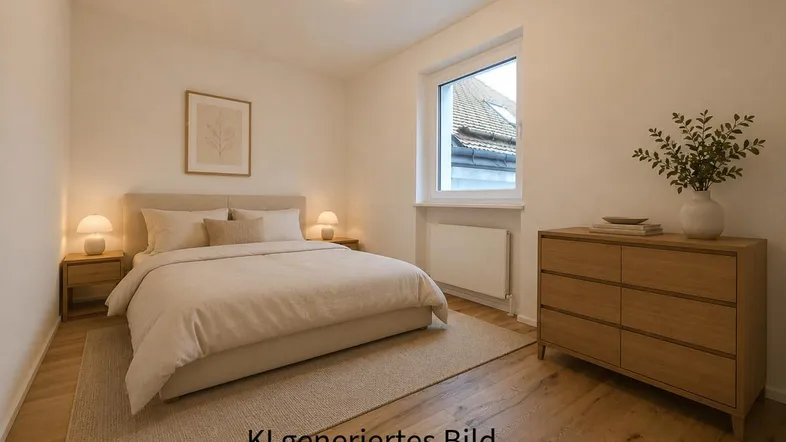KI generiertes Bild - Schlafraum 2