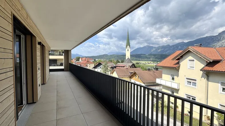 Ansicht 1 Balkon Ausblick Süd-West