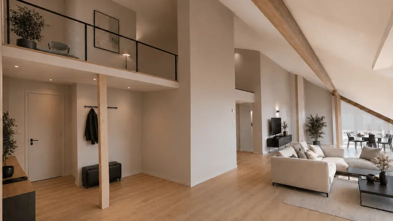Loftartiges DG Ausbau K1 generiert