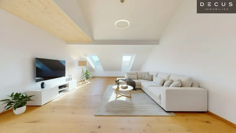 | EXKLUSIV &amp; LICHTDURCHFLUTET | DACHGESCHOSS - MAISONETTE | 4 ZIMMER &amp; OFFENER KÜCHENBEREICH | CA. 155m² | MIT BLICK AUF DEN SCHLOSSBERG | PRIVATER LIFTZUGANG | 2 TERRASSEN | TOP LAGE