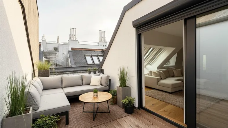 Terrasse - KI bearbeitet