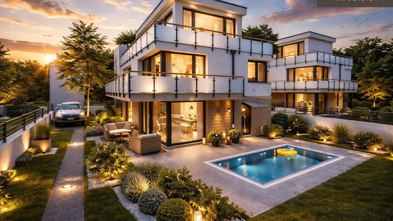 Traumhaftes Haus an der Wiener Stadtgrenze | AUBACHHAUS | BELAGSFERTIG | 4 ZIMMER + STUDIO + Keller | | 2 BALKONE | 1 TERRASSE | GARTEN | STELLPLATZ