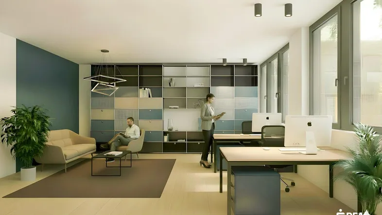 atrium3 Landeck – Moderne Büro- und Gewerbeflächen mit Innenhof und Bergpanorama
