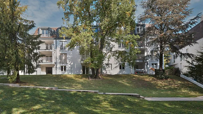 Hausansicht vom Allgemeingarten