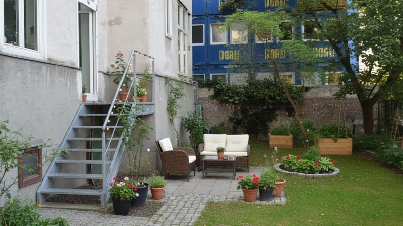 Garten visualisiert