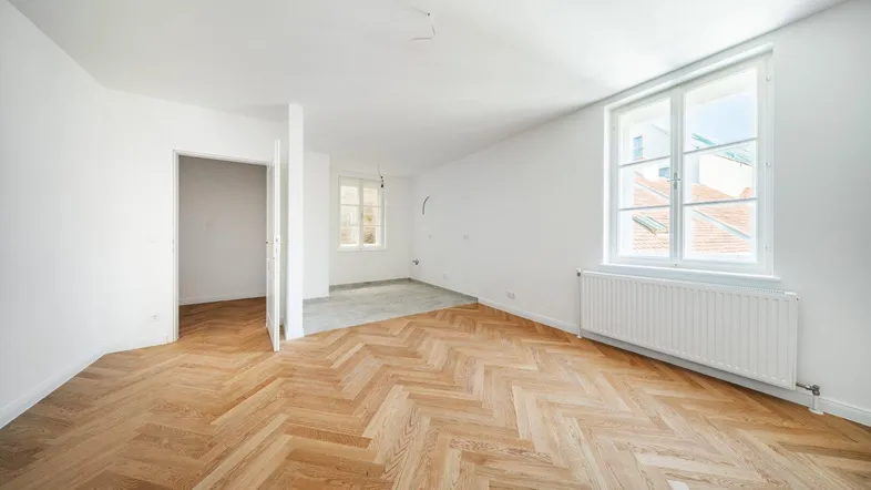 Wohnraum mit Kochnische