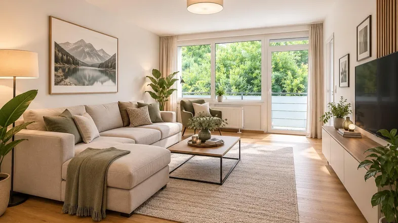 Wohnzimmer Visualisierung 1