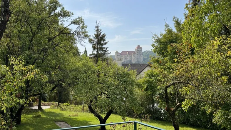Historisches Haus mit direktem Burgblick, großem Garten &amp; vielseitigem Potenzial – in Top-Lage Maria Enzersdorf!