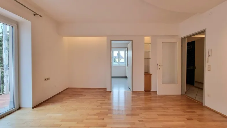 Wohnzimmer / Küche / Vorraum / Balkon