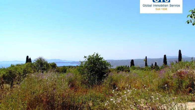 Blick auf die Bucht von Finikounda