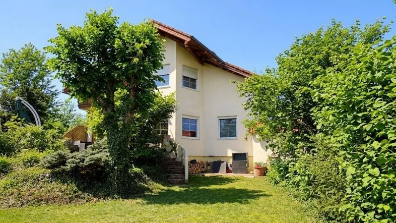 Haus gartenseitig