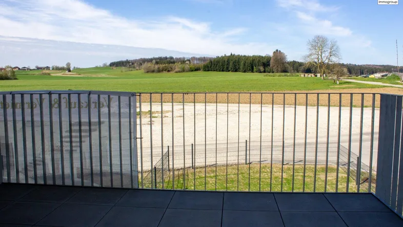 Ausblick vom Balkon