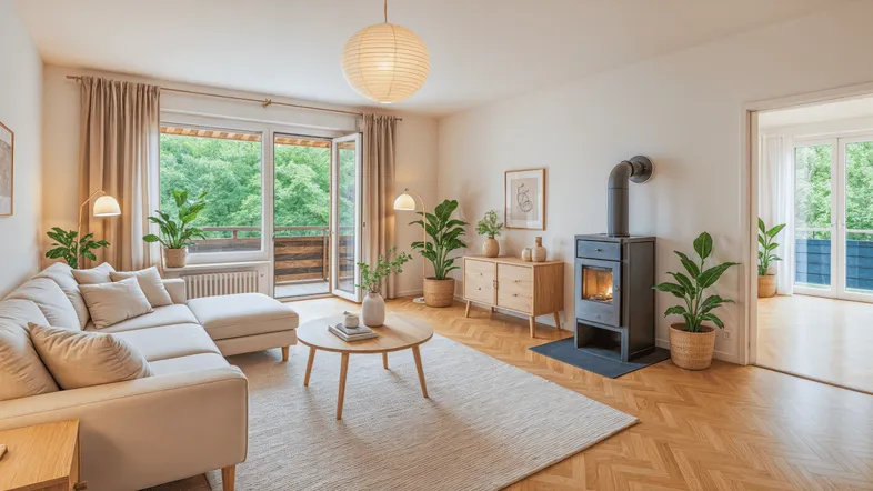 Wohnzimmer Einrichtungsvorschlag - Visualisierung