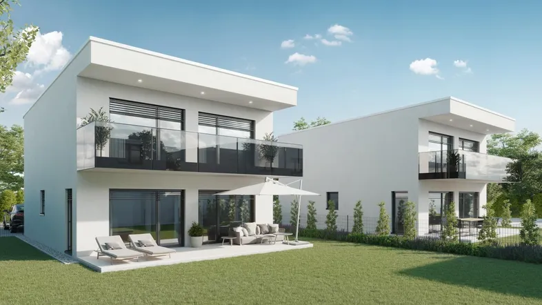 Ansicht Haus 1,2