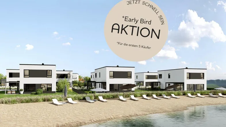 Wohnen mit Urlaubsflair – direkt am See und ganzjährig genießbar