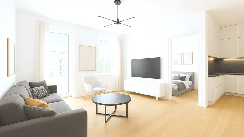 Wohnzimmer hofseitig