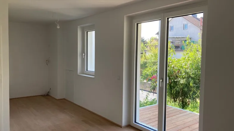 provisionsfrei - Erstbezug - wunderschöne Gartenwohnung, offener Grundriss - Wohnküche