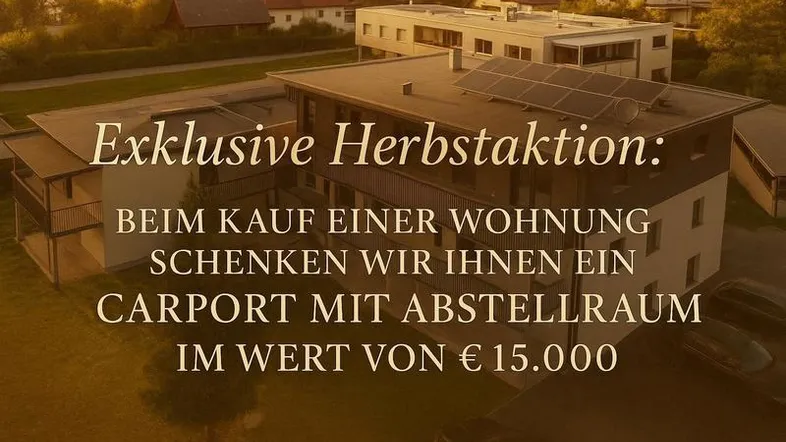 CARPORT MIT ABSTELLRAUM GESCHENKT!!!
