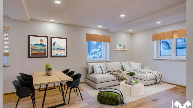 Wohnbereich Virtual Staging
