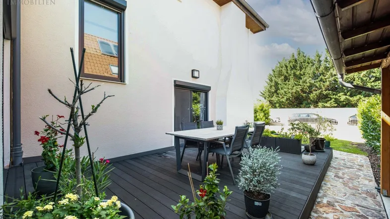 Terrasse nordseitig