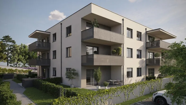 Außenvisualisierung Wohnanlage