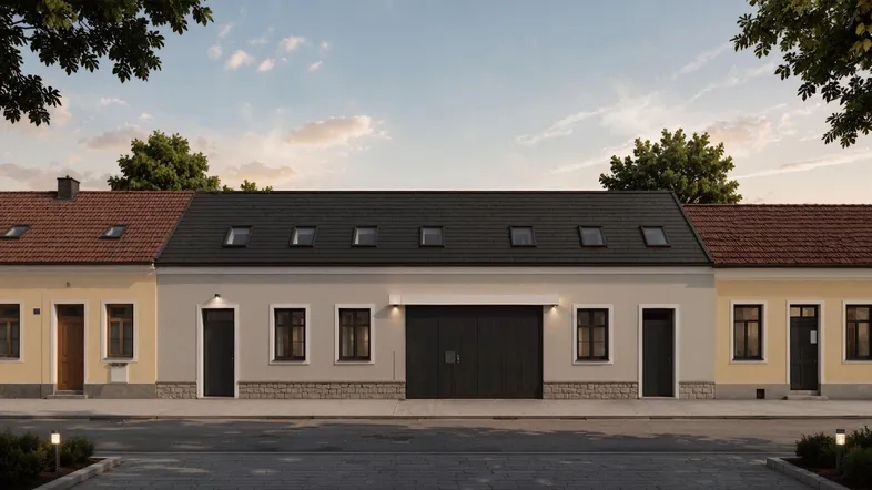 Straßenansicht Haus 1 & 2
