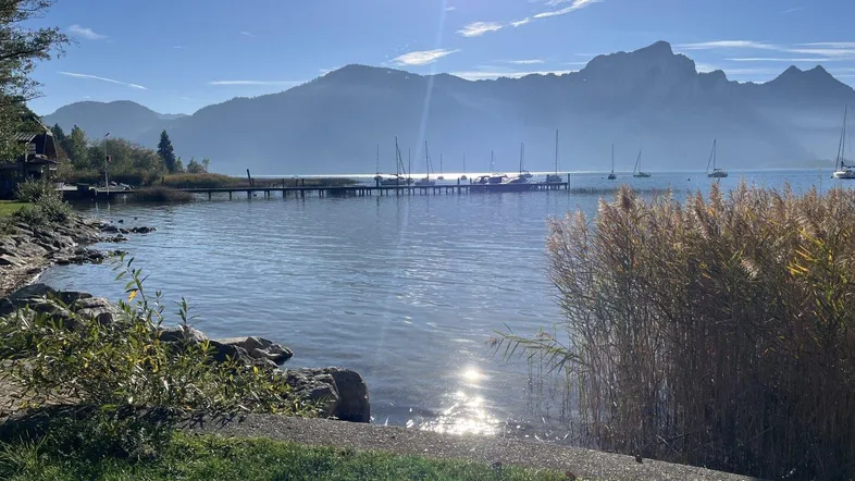 453 m vom Haus zum See