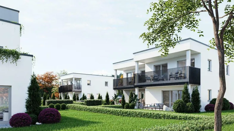 Ansicht Doppelhäuser