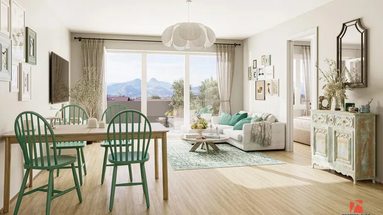 Visualisierung Balkonwohnung