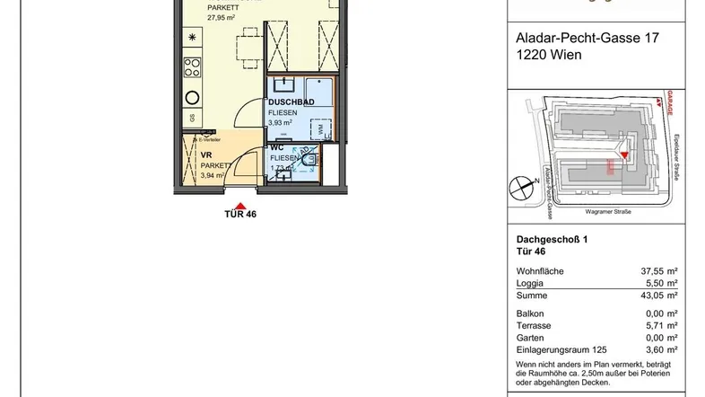 Wohnungsplan 17.46