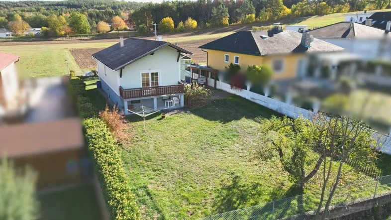 Luftaufnahme Garten