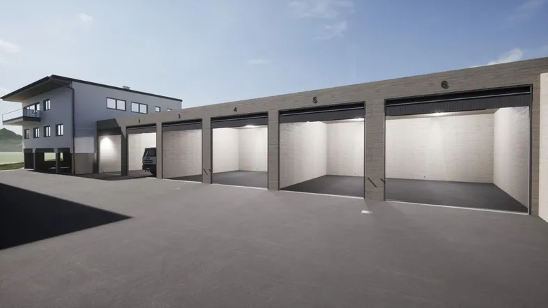 Gewerbehallen Außenansicht 1