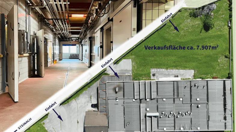 Orthofoto Gewerbegrundstück